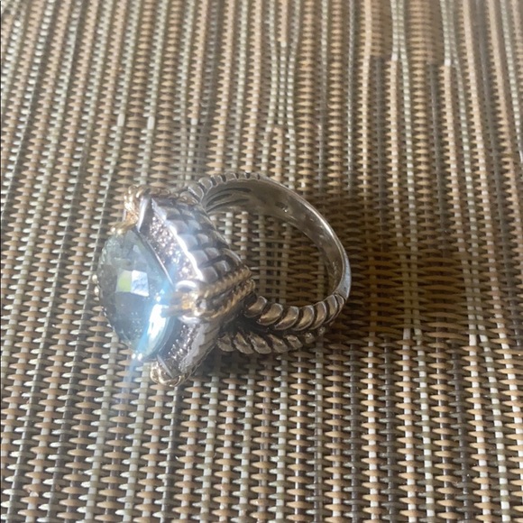 Sterling Silver end 14k gold ring - Picture 6 of 8